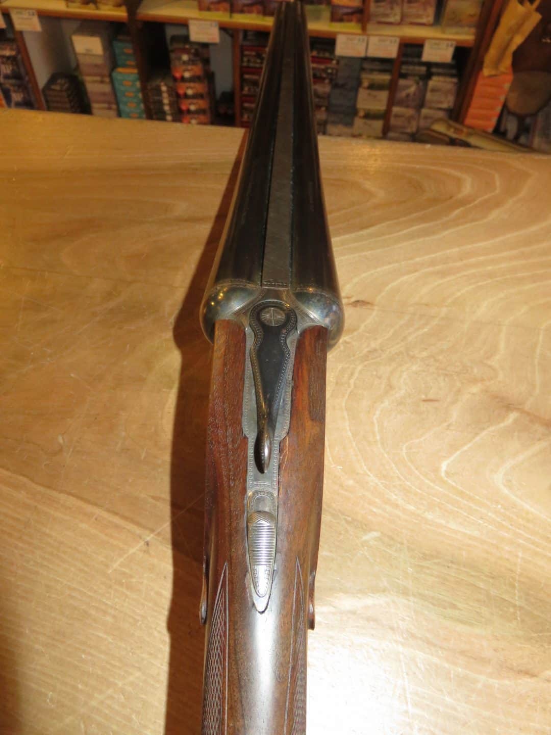 Fusil à Platine Joseph Lang & Son 12/65 éjecteur très bon état – Image 8