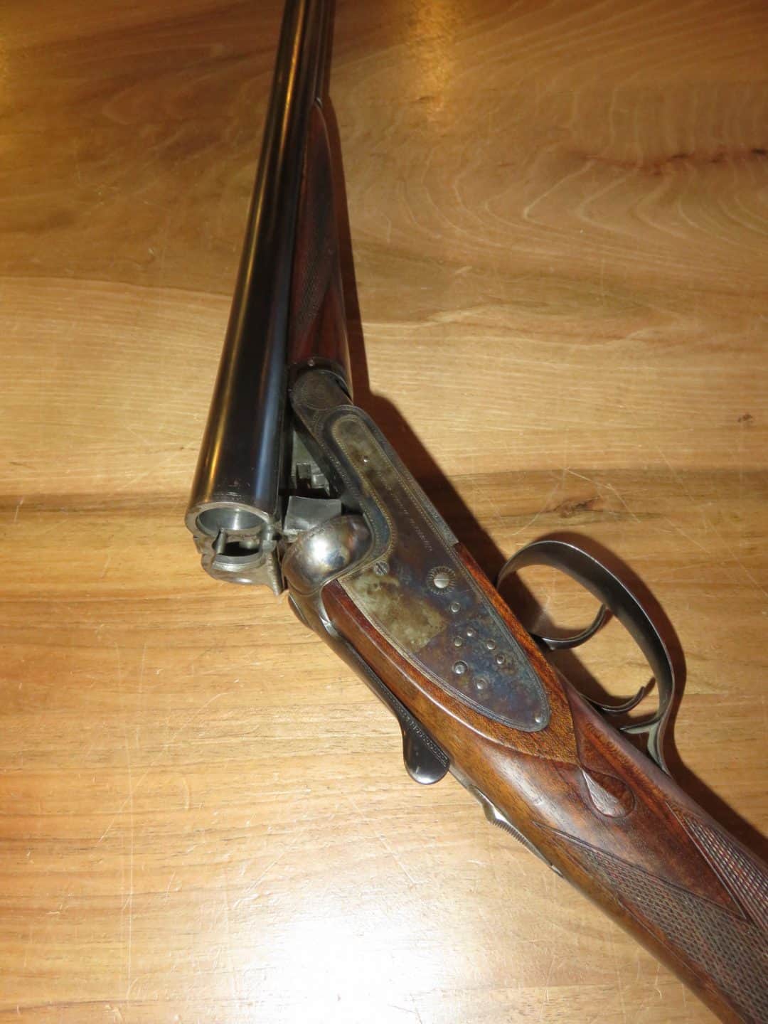 Fusil à Platine Joseph Lang & Son 12/65 éjecteur très bon état – Image 9