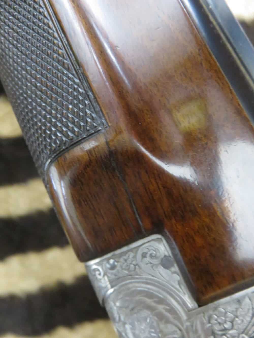 Paire de fusils WINCHESTER Mod.400 cal.12/70 canons 71 cm gravures artisanales – Image 10