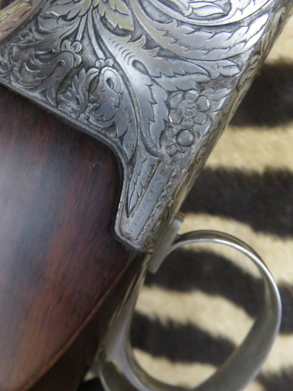 Paire de fusils WINCHESTER Mod.400 cal.12/70 canons 71 cm gravures artisanales – Image 9