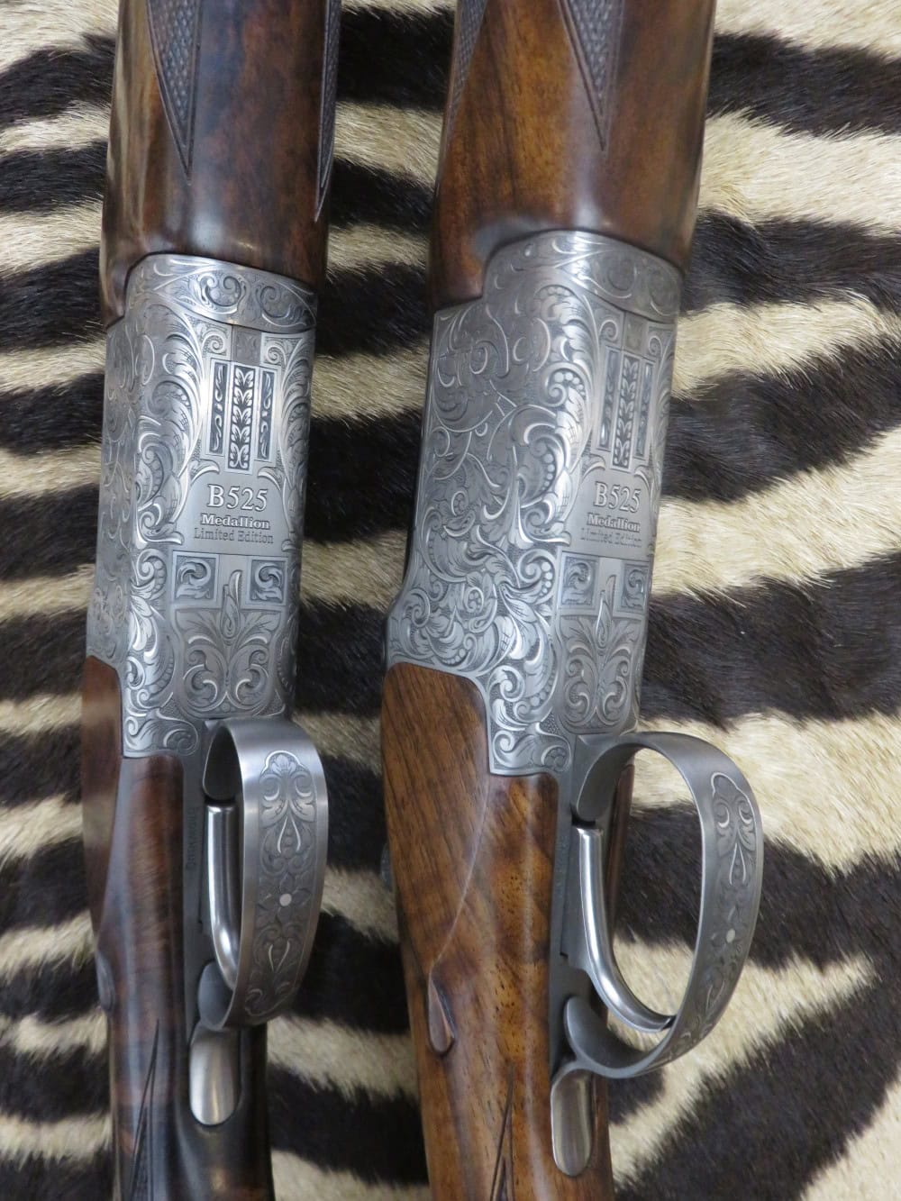 Paire de fusils BROWNING B525 HTG Médaillon Silver cal.20/76 canons 76 cm 5 chokes - mallettes opaline – Image 5