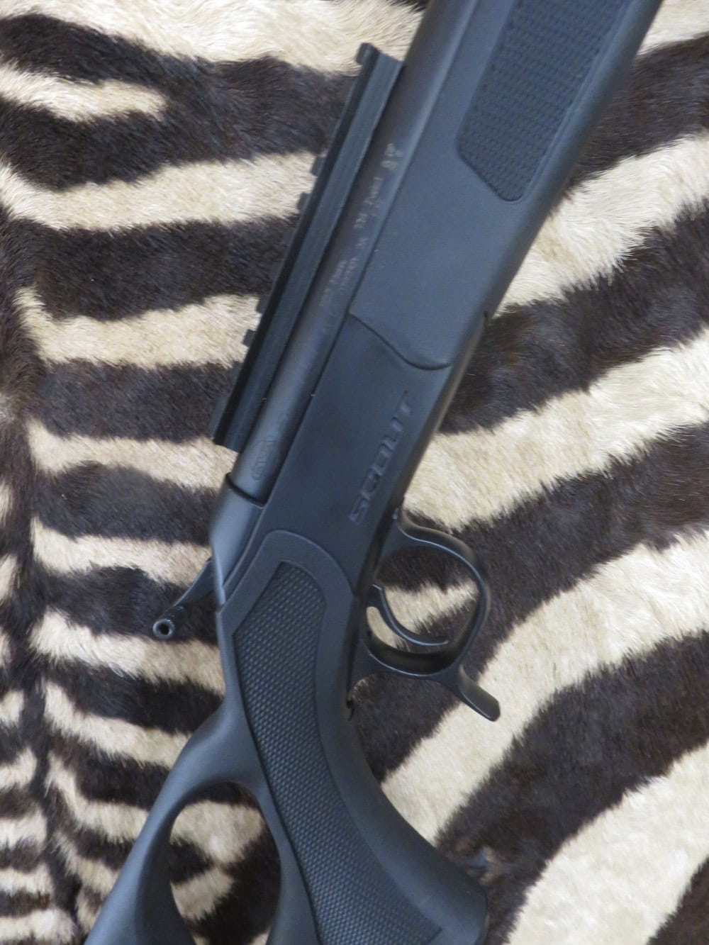 Kipplauf CVA Scout Take-Down Thumbole blued black cal.222Rem canon 51 cm fileté – Image 5