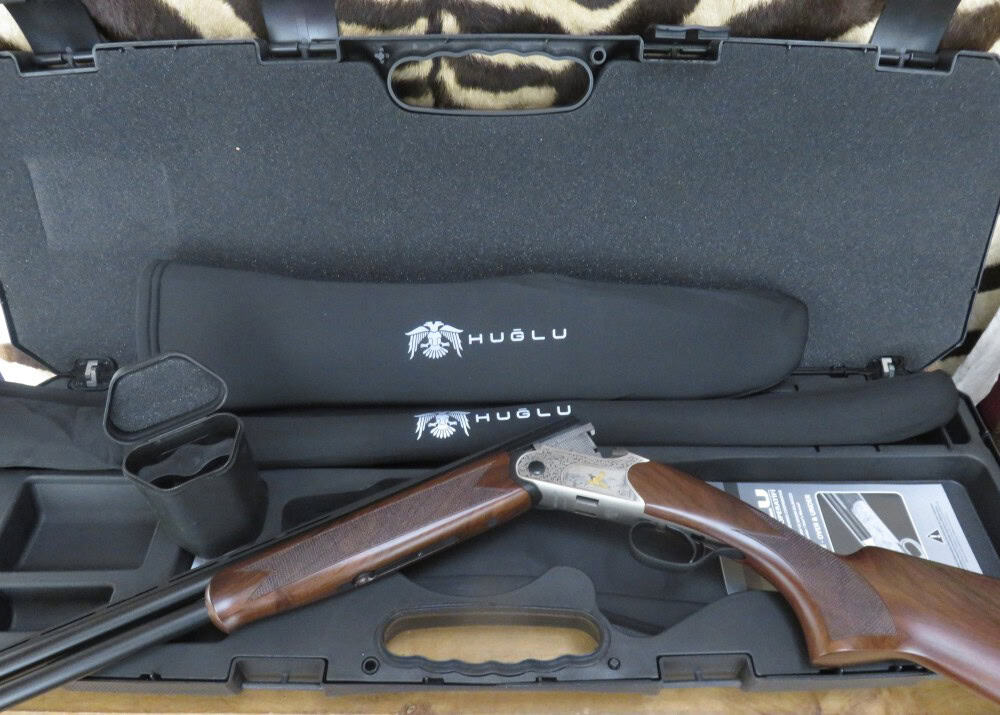 Fusil HUGLU Eagle Gravé Ergal cal.28/76 canons 71 cm 5 chokes - mallette – Image 12