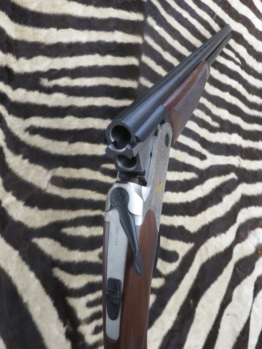 Fusil HUGLU Eagle Gravé Ergal cal.28/76 canons 71 cm 5 chokes - mallette – Image 11