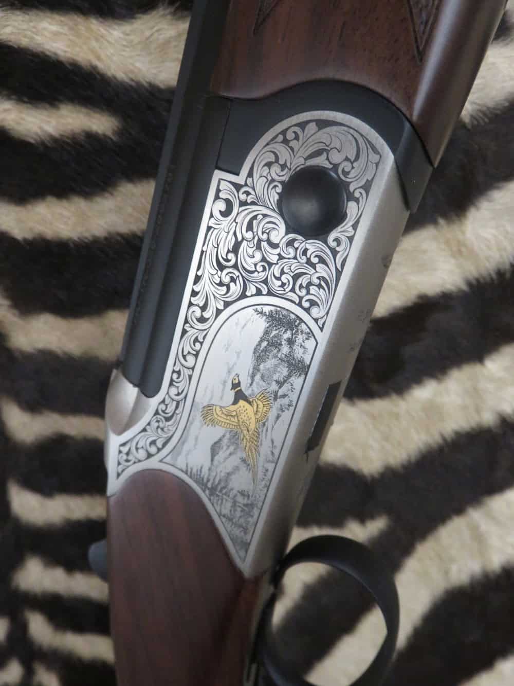 Fusil HUGLU Eagle Gravé Ergal cal.28/76 canons 71 cm 5 chokes - mallette – Image 5
