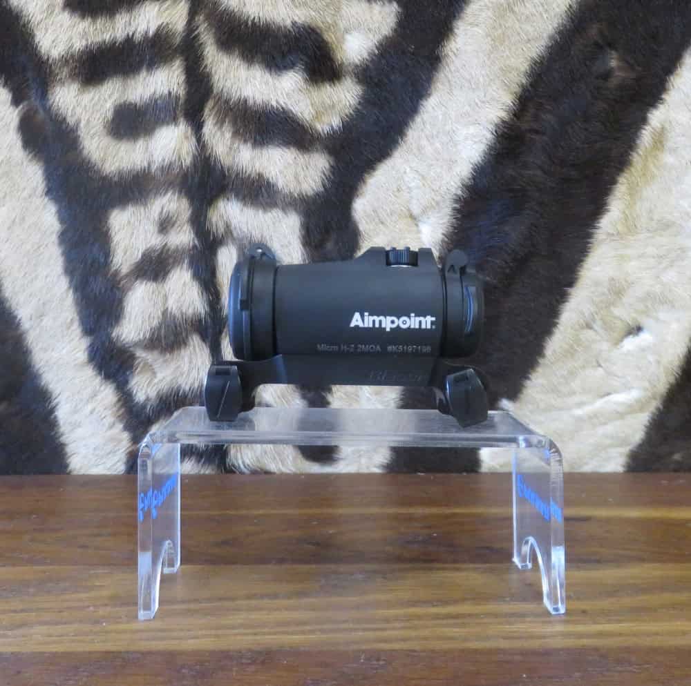 Point rouge AIMPOINT Micro H2 montage Blaser