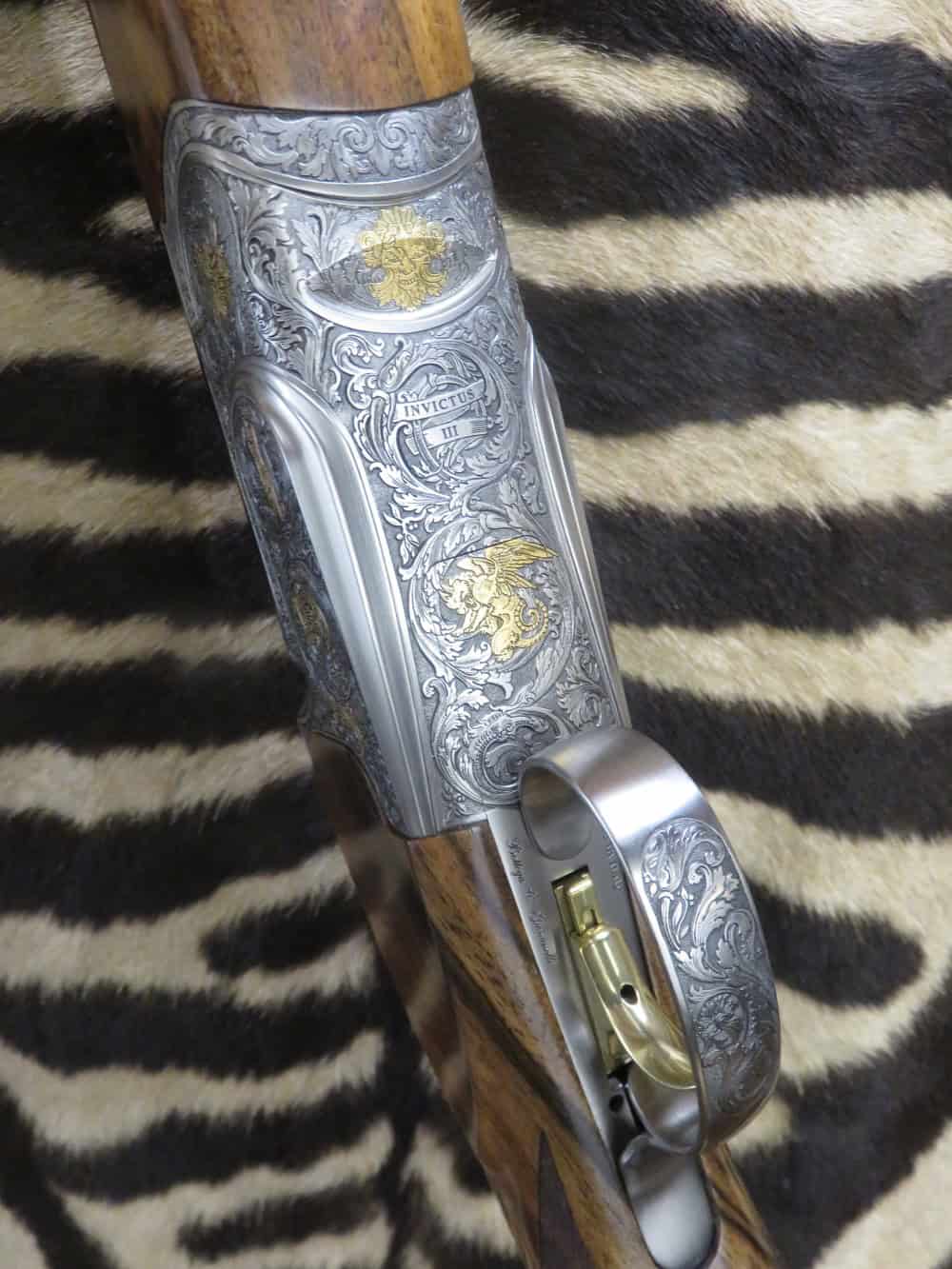 Fusil CAESAR GUERINI Invictus III sporting GAUCHER cal.12/76 canons 76 cm 8 chokes - mallette – Image 6