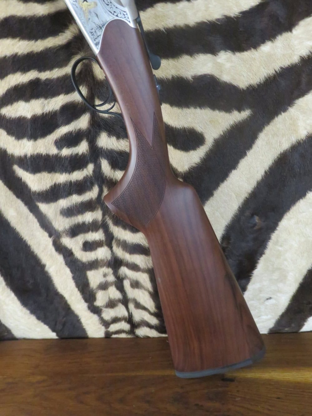 Fusil HUGLU Eagle Gravé cal.410 canons 71 cm 1/4 1/2 - mallette – Image 9