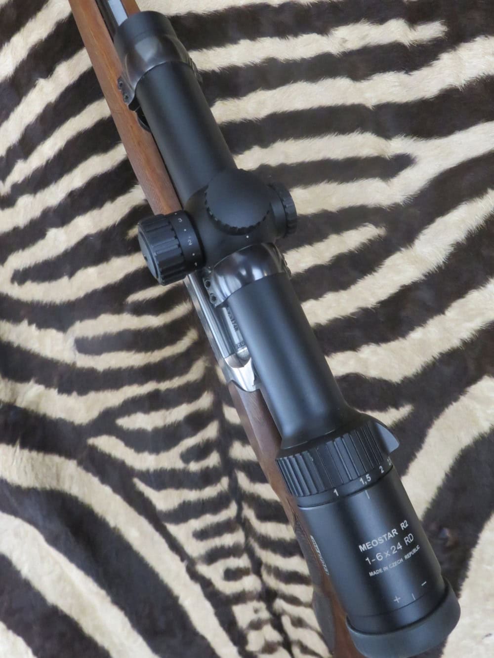 Express SILMA cal.9,3x74R canons 55cm - lunette Meopta montage amovible et busc réglable. – Image 8