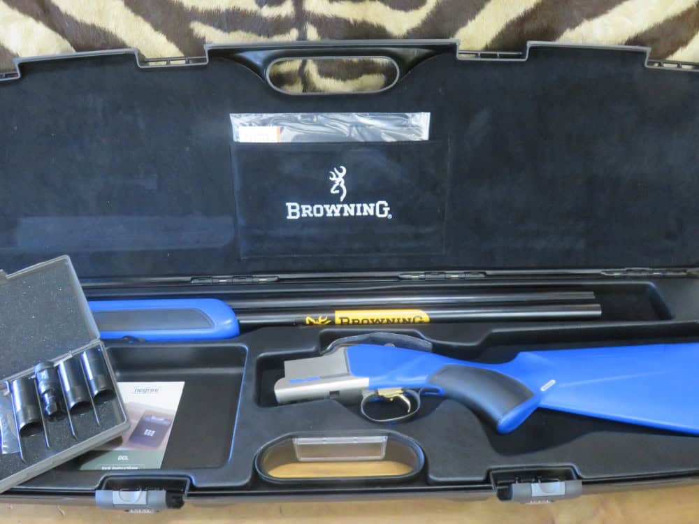 SERIE LIMITEE - Fusil BROWNING B525 Compo Blue Adjust cal.12/76 canons 76 cm 5 chokes - mallette – Image 11