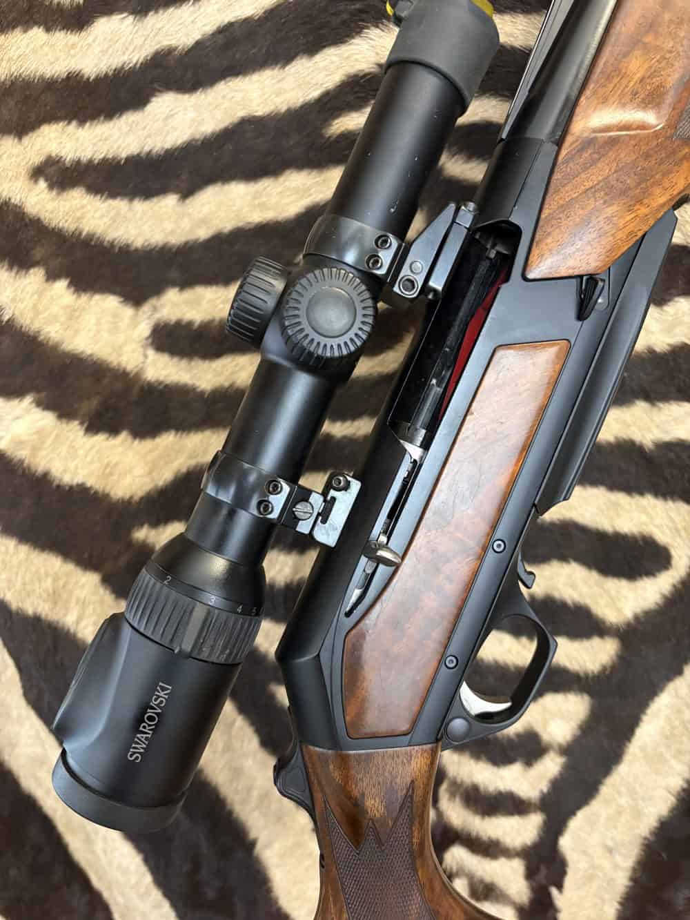 Carabine Browning Bar Zenith Wood cal.300wm ca.52cm - lunette Swarovski Z8i 1-8x24 - mallette – Image 14