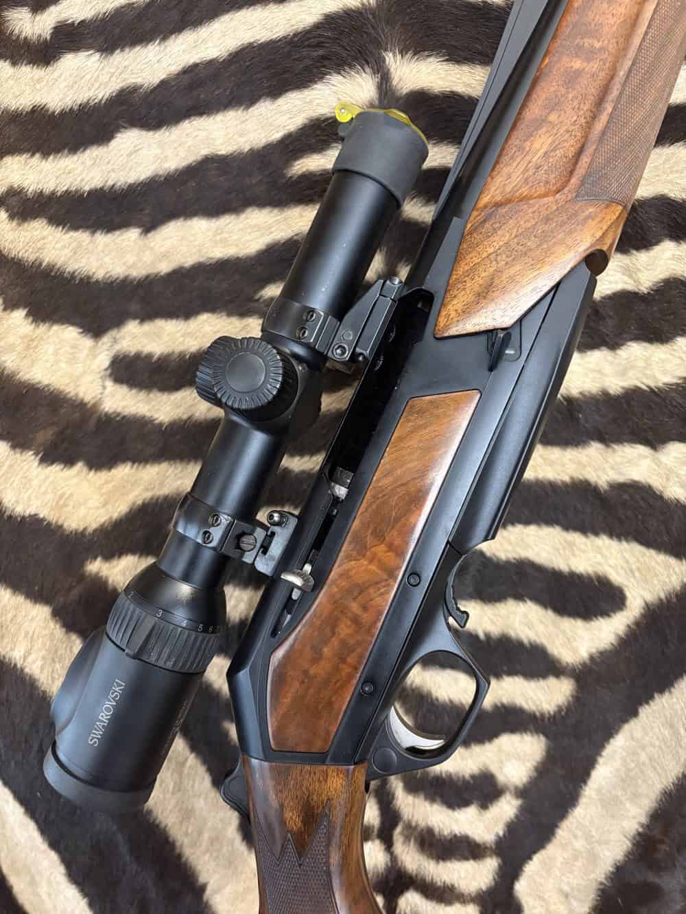 Carabine Browning Bar Zenith Wood cal.300wm ca.52cm - lunette Swarovski Z8i 1-8x24 - mallette – Image 12