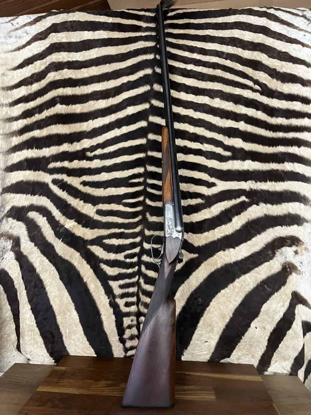Fusil Merkel Juxtaposé cal.20/76 - ca.68cm - chokes fixes 1/2 3/4