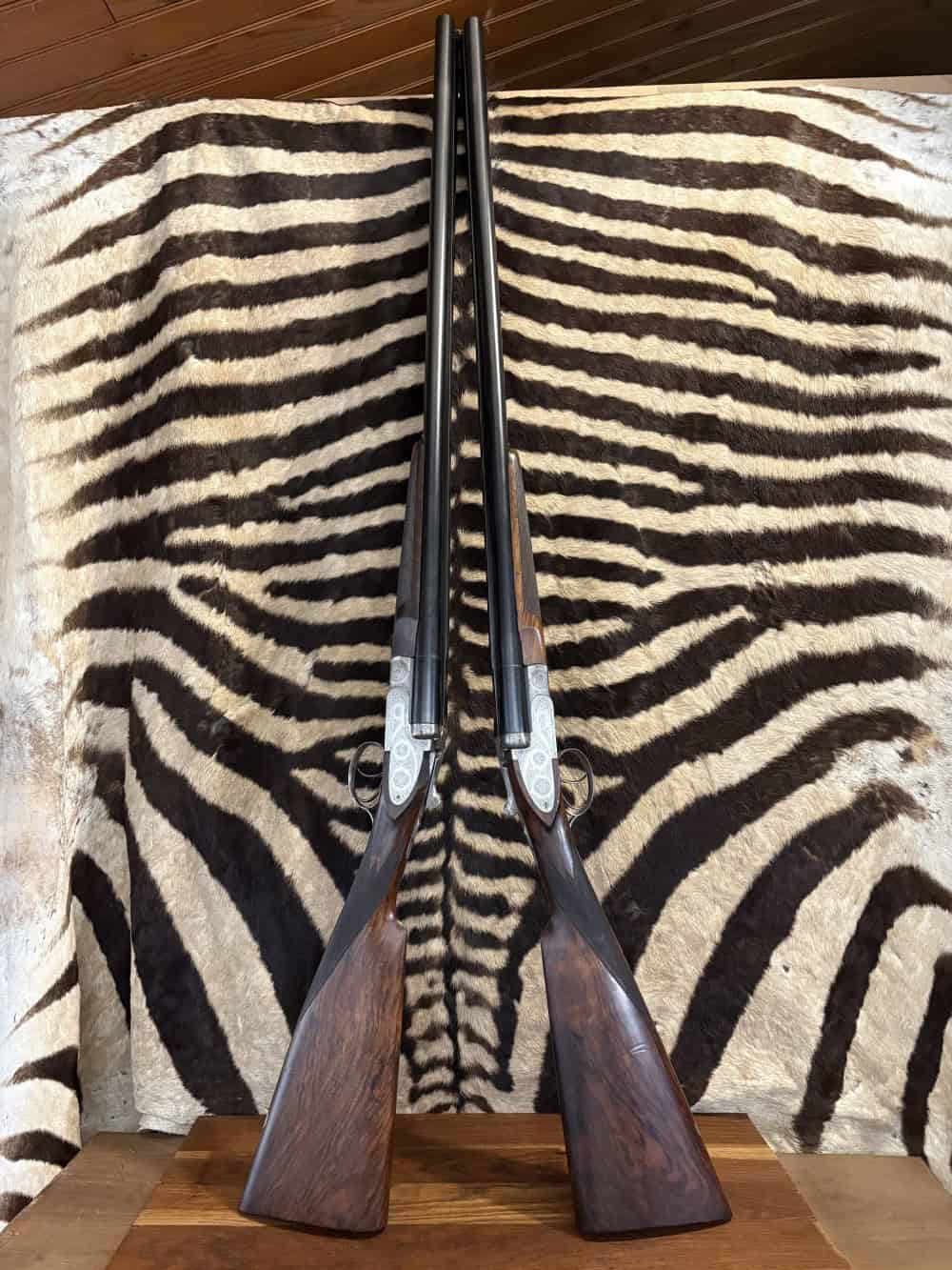 Paire de fusil Demas Azur cal.12/70 ca.76cm - mallette - chokes